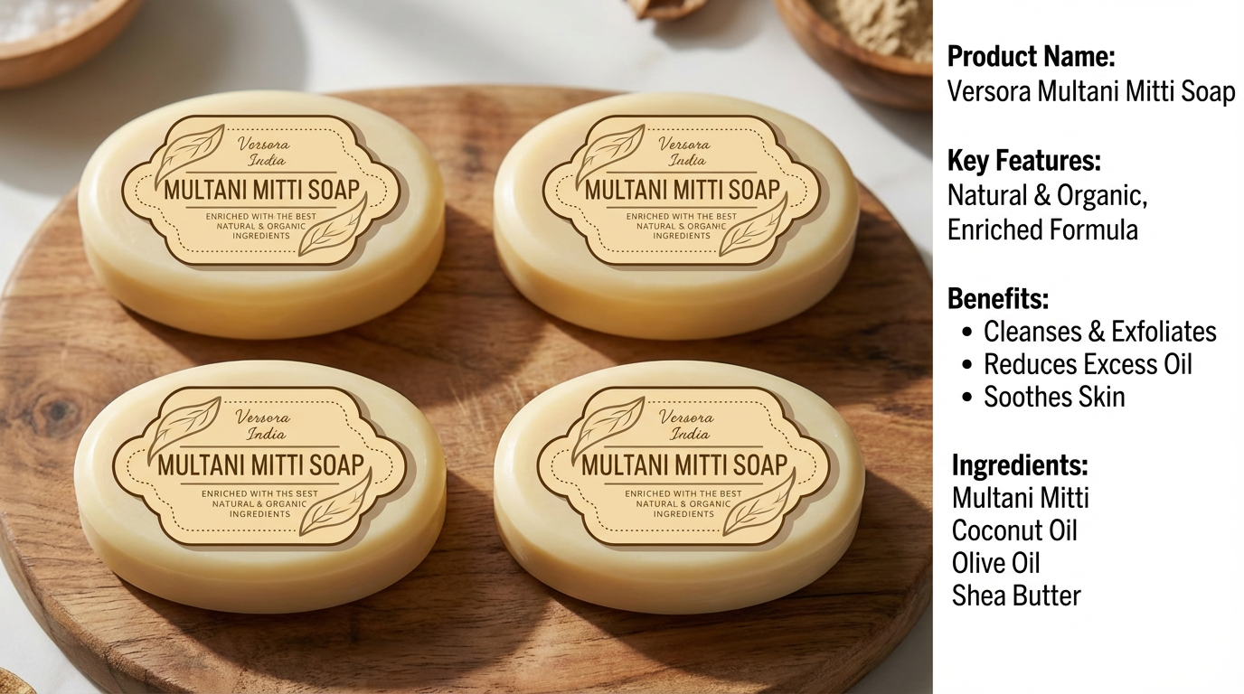 Multani mitti soap 3 pack of 100 gram