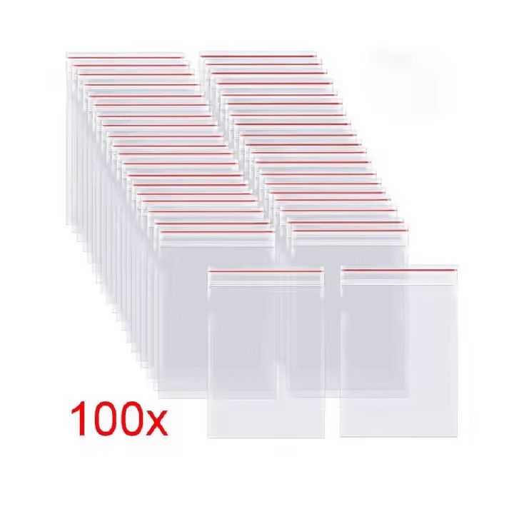 Zip Lock Bag 3×4 High Quality Packaging (100 Pcs)