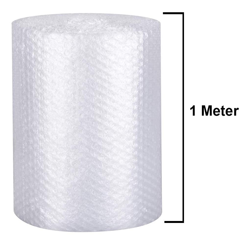 Air Bubble Wrap Packing Roll For Safety, Multipurpose Packing Needs 1 Meter Wide 40 Gsm (25 Meter).