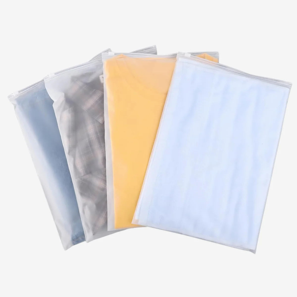 Frosted Zipper Bags 10×14 Inches (50 pcs)