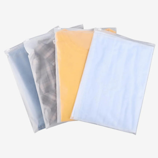 Frosted Zipper Bags 10×14 Inches (50 pcs)