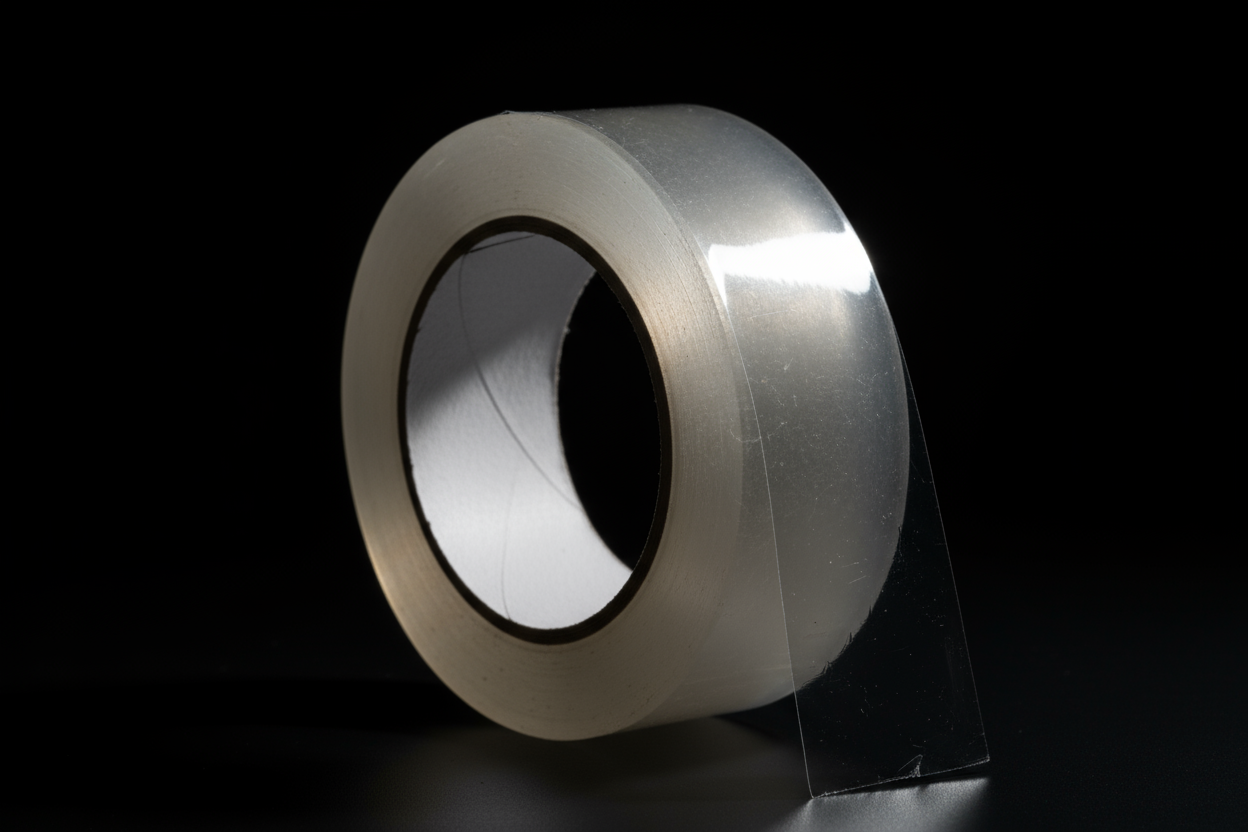 transfrent tape photo back ground black